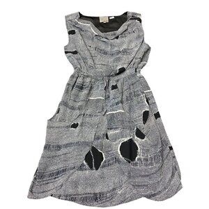 Aryn K sz XS Dress Black & White Sleeveless ArynK Minimalist Flowy Classic